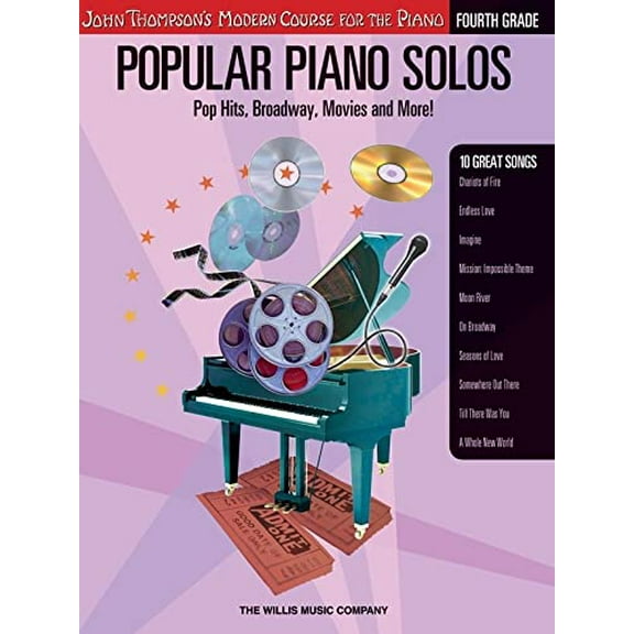 Pre-Owned Popular Piano Solos - Grade 4: Pop Hits, Broadway, Movies and More! John Thompson's Modern Course for the Piano Series Paperback