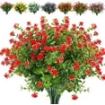 thumbnail image 1 of 1pc No-Fade Faux Plastic Artificial Flowers Lifelike Multi-Color Plants for Indoor/Outdoor Home, Wedding & Party Decor, 1 of 5