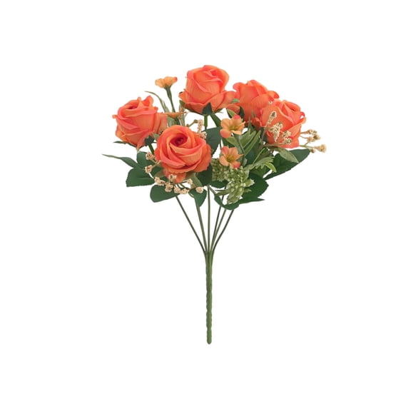 Popular Picks,Artificial Roses of Imitation Silk Roses Artificial Roses Made with Stems Wedding Bouquet Fake Designss Scene for Weddingtable Feel of Silk Cloth