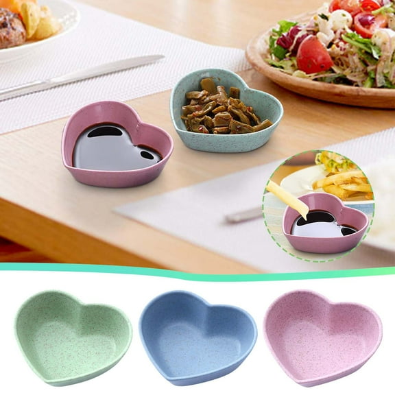 Popular Picks, Condiment Server | Mini Seasoning Soy Dish | With Handles For Ketchup Condiment | Snack Dispenser, Limited Stock | Plastic, Blue, MIANHT