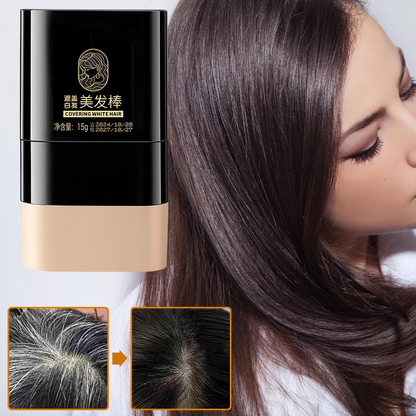 Popular Picks, Instant Hair Color Stick with Comb, Grey Hair Pen ...