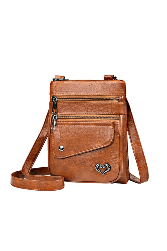 Popular Picks,Multi Pocket Square Sling Bag for Women One Strap Bag Crossbody Zipper Chest Storge Bag Fo Phone Lipsticks Key Pocket Purse