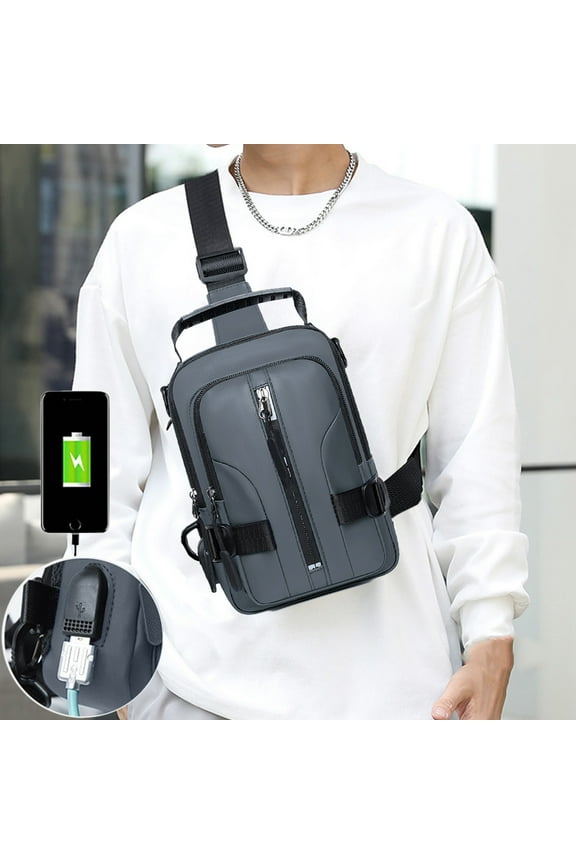 Popular Picks,Sling Bag Waterproof Crossbody Shoulder Tote Blet Bags Backpack Fannys Pack Travel Purse Faux Functional Chest Bag for Camping Hiking