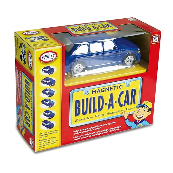 Popular Playthings Magnetic Build-A-Car Ages 3-6 (PPY60101)