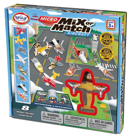 Popular Playthings - MICRO Mix or Match Vehicles Aircraft (Bilingual ...