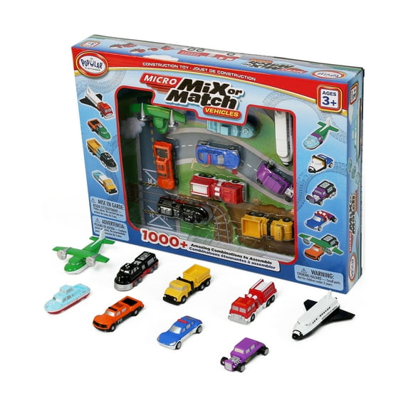 Popular Playthings Micro Mix or Match Vehicles Car & Truck Play Vehicles
