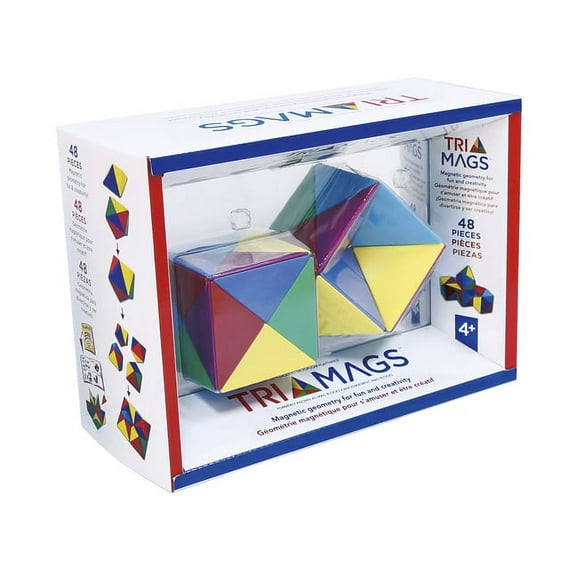 Popular Playthings Tri Mags Manipulatives, Set of 48