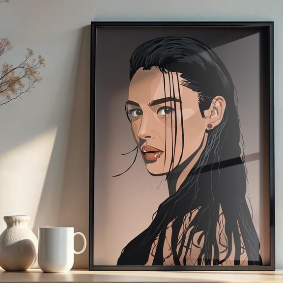 Popular Poster Of Monica Bellucci, Artwork, Unusual Wall Art, Trendy Picture Of Woman UNFRAMED PAPER POSTER, Home Decor, Vintage Gift, Living Room Dercor