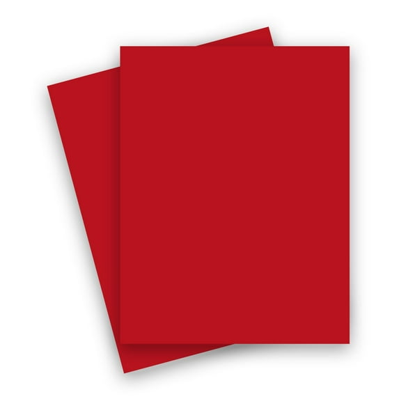 Popular RED WILD CHERRY 8.5X11 (Letter) Paper 65C Lightweight Cardstock - 25 PK -- Econo 8-1/2-x-11 Card Stock Paper - Professional and DIY Projects