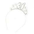 thumbnail image 1 of Popular Rhinestone Crown Headdress Birthday Party Tiara Crown Headband Hair Loop Decoration 16th 18th 20th 21st 30th 50th 60th 80th Birthday Favor, 1 of 8