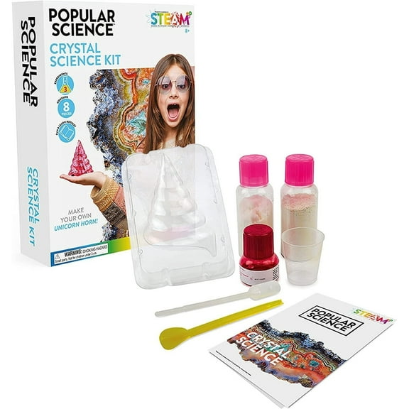 Popular Science Crystal Science Kit STEAM Educational Learning Experiment WOW Stuff