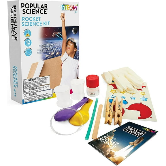 Popular Science Rocket Kit STEM Educational Experiments Activity WOW! Stuff