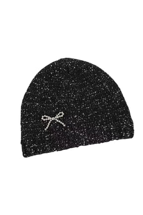 Popular Sequined Hat for Casual Formal Brimless Hat Unisex Winter Autumn Hat Warm Pullover Hat Evening Party Skull Caps