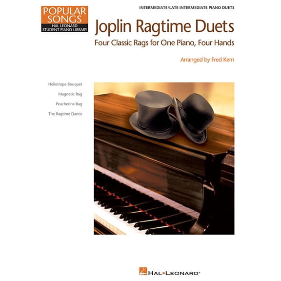 Popular Songs: Hal Leonard Student Piano Joplin Ragtime Duets: Nfmc 2020-2024 Selection Hal Leonard Student Piano Library Intermediate - Level 5 1 Piano, 4 Hands, (Paperback)