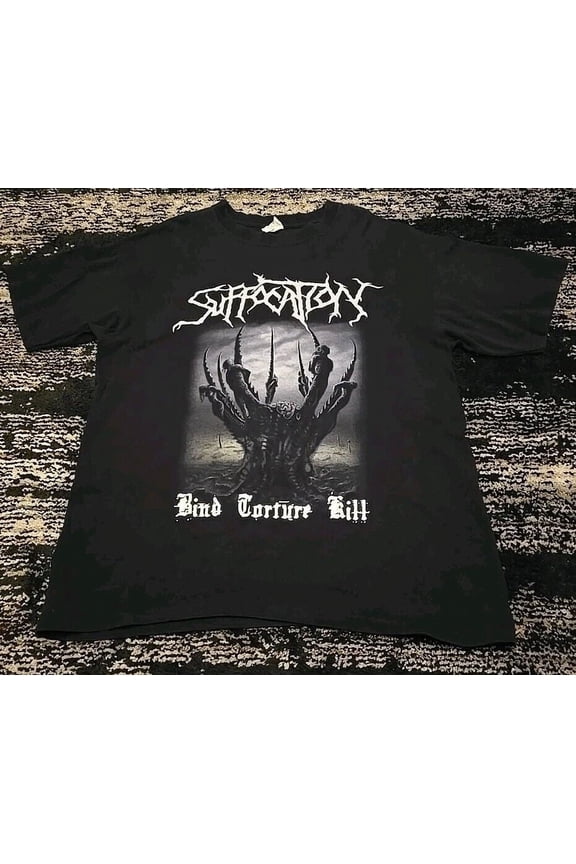 Popular Suffocation Band Short Sleeve Men S-235XL Tee 8D169