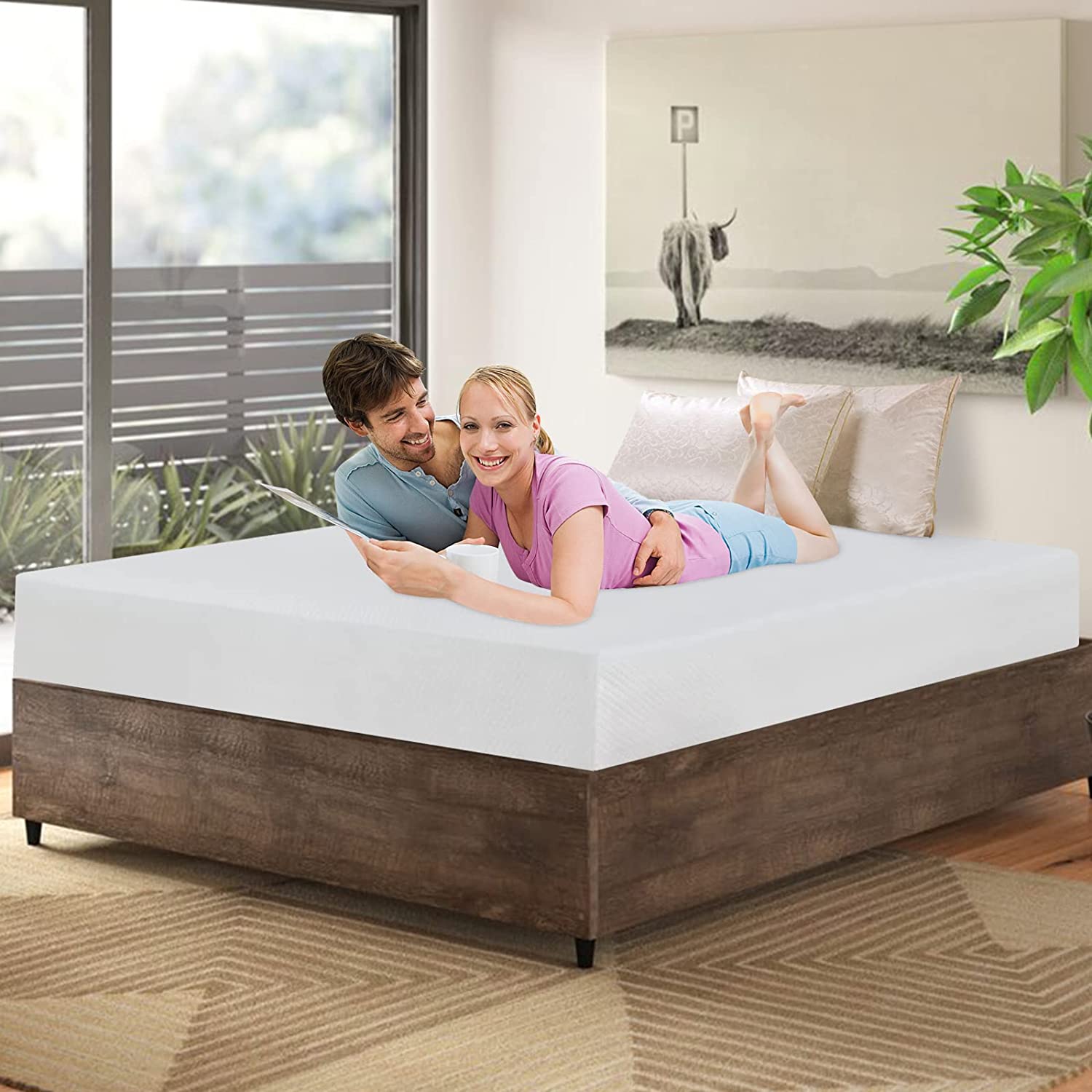 Popular Twin Mattress 6 Inch Gel Memory Foam Mattress CertiPURUS