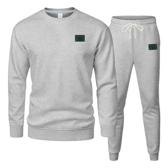 Popular Two-Piece Men's Sportswear Autumn and Winter Clothing Suits New Fashion Tracksuit for Men Long Sleeve Hoodie and Joggers 2-Piece