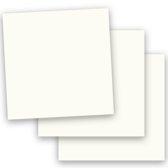 Popular WHIP CREAM 12X12 (Square) Paper 28T Lightweight Multi-use - 100 PK -- Econo 12-x-12 Square Everyday Paper - Professionals, Designers, Crafters and DIY Projects