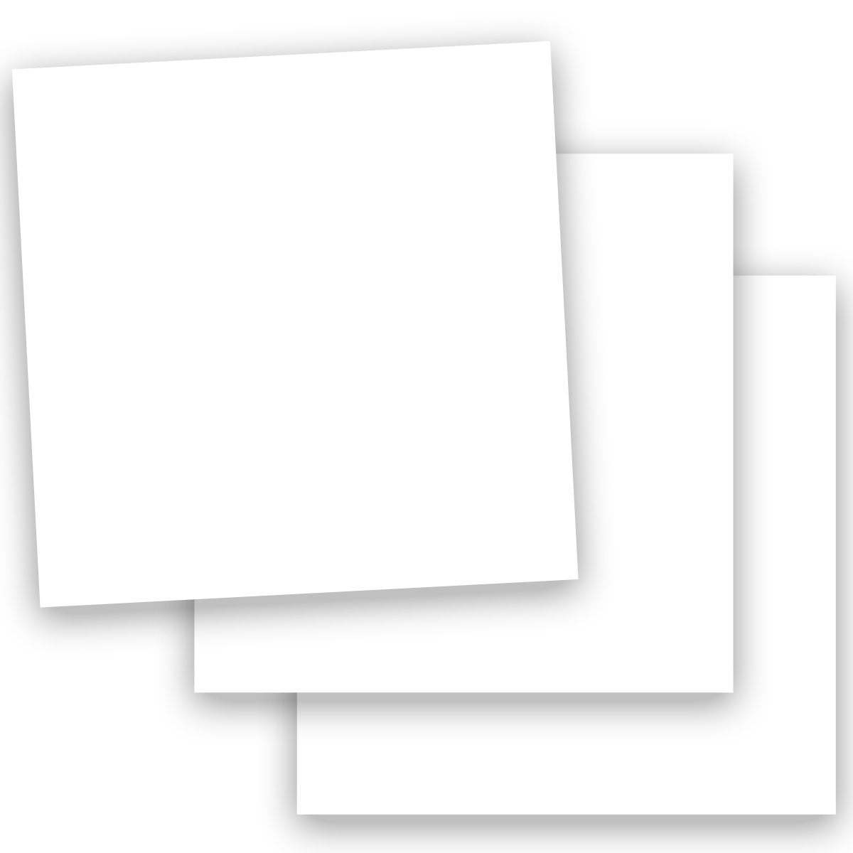 Popular WHITE SWEET TOOTH 12X12 (Square) Paper 28T Lightweight Multi-use - 100 PK -- Econo 12-x-12 Square Everyday Paper - Professionals, Designers, Crafters and DIY Projects