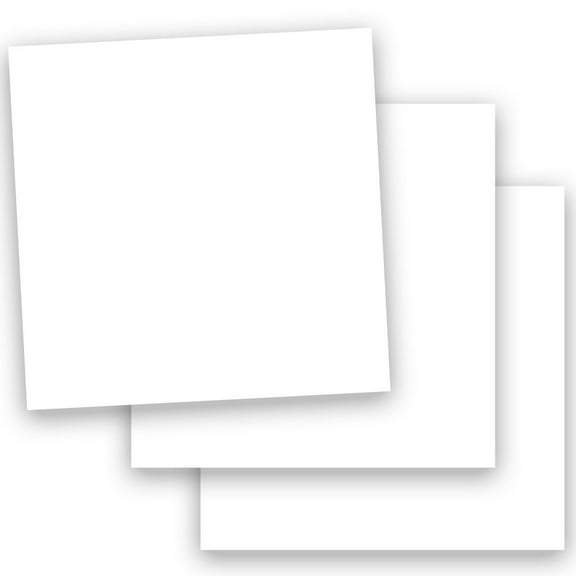 Popular WHITE SWEET TOOTH 12X12 (Square) Paper 28T Lightweight Multi-use - 100 PK -- Econo 12-x-12 Square Everyday Paper - Professionals, Designers, Crafters and DIY Projects