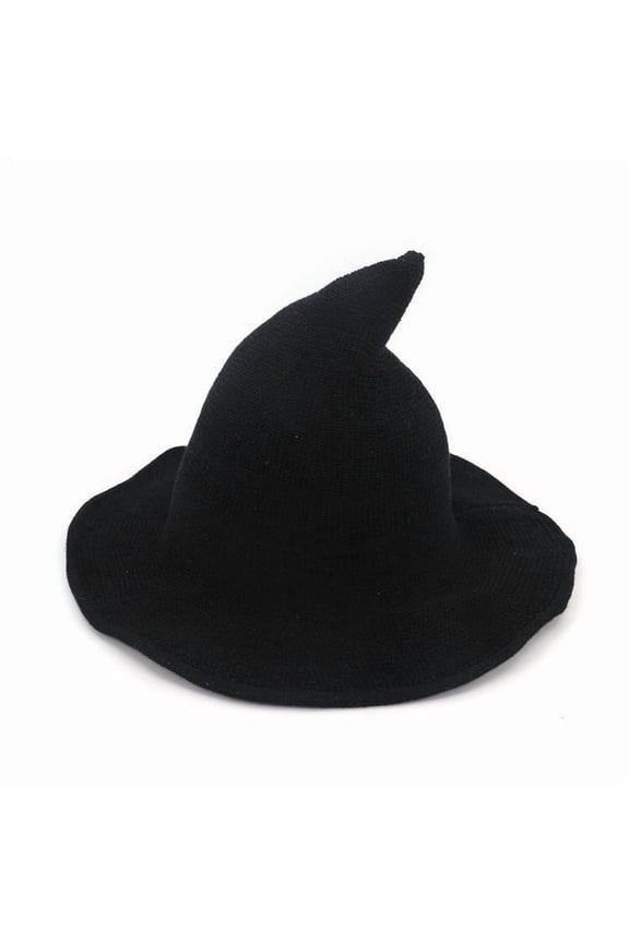 Popular Wizard Summer Halloween Witch Hat Tip Foldable Hat