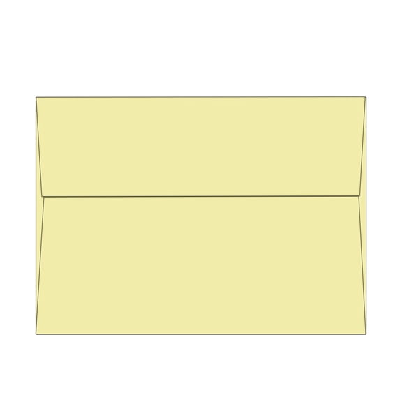 Popular YELLOW BANANA SPLIT A7 Envelopes 28T - 50 PK -- Econo A7 (5-1/4-x-7-1/4) 5X7 Invitation, Card and DIY Greeting Envelopes