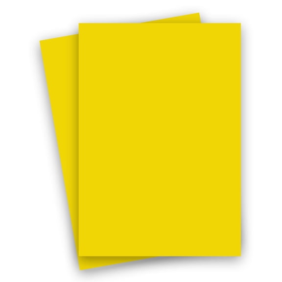 Popular YELLOW LEMON DROP 8.5X14 (Legal) Paper 65C Lightweight Cardstock - 250 PK -- Econo 8-1/2-x-14 LEGAL size Card Stock Paper - Professional and DIY Projects