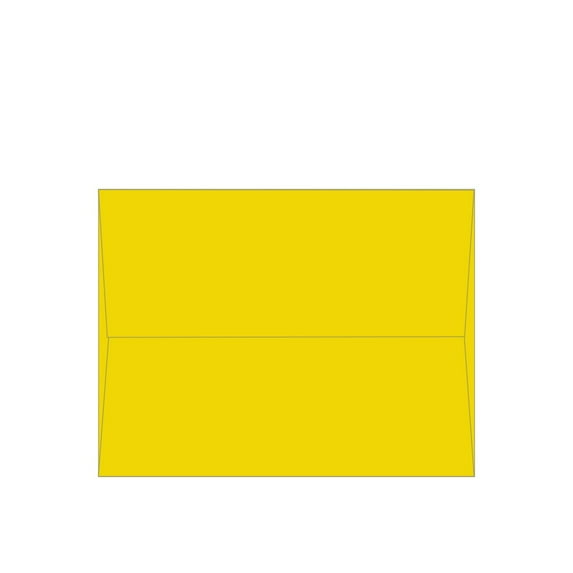 Popular YELLOW LEMON DROP A2 Envelopes 28T - 250 PK -- Econo A2 (4-3/8-x-5-3/4) 4X5 holds paper folded 4-ways -Great Invitation and DIY Greeting Envelopes