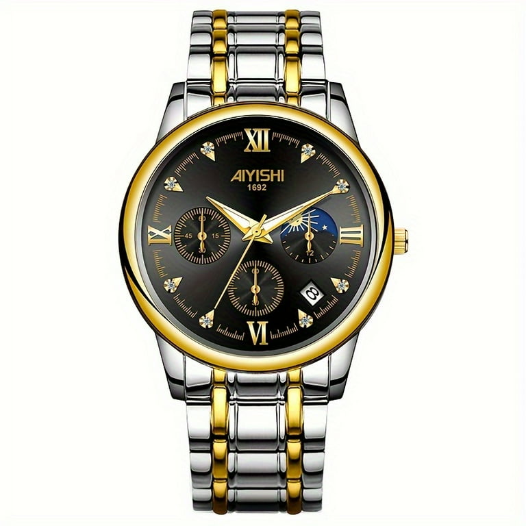Popular handsome high appearance level men's gold black waterproof