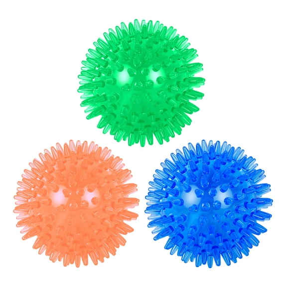 Popular sound-making spiky dog ball, durable pet toy, TPR elastic interactive dog toy ball manufacturer
