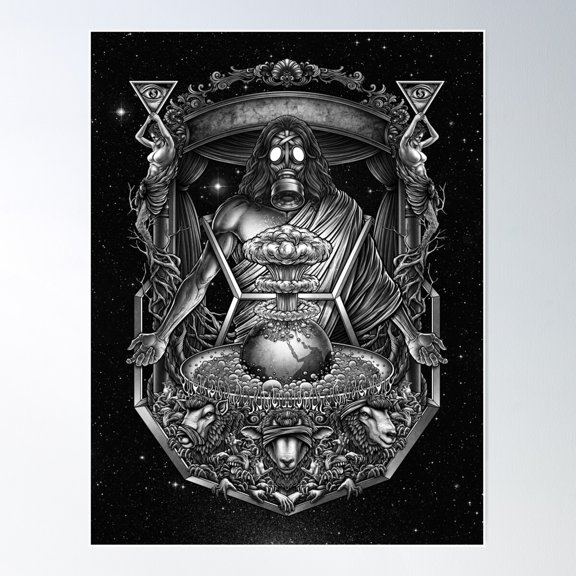 Population Control Poster Wall Art, Modern Wall Decor For Living Room Bedroom, 8x12 UNFRAMED