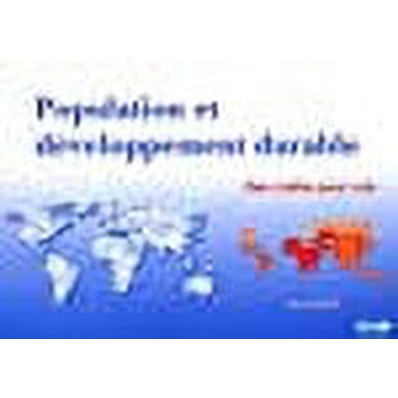 Population et developpement durable (French Edition)