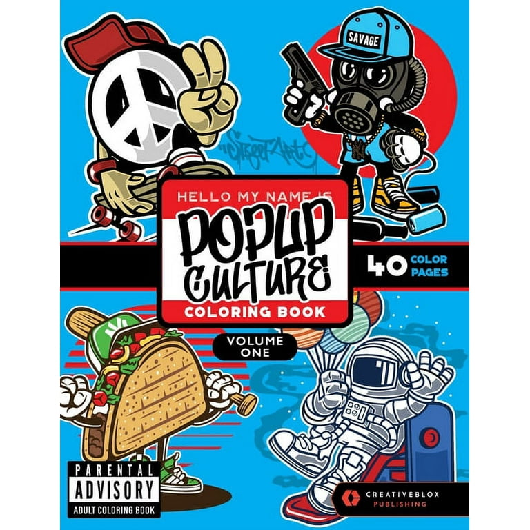 Coloring Books for the Pop Culture Minded Adult