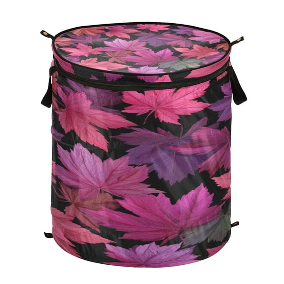 Popup Laundry Hamper Storage Basket Laundry Basket Laundry Hamper Convenient and Durable Beautiful Maple Leaves