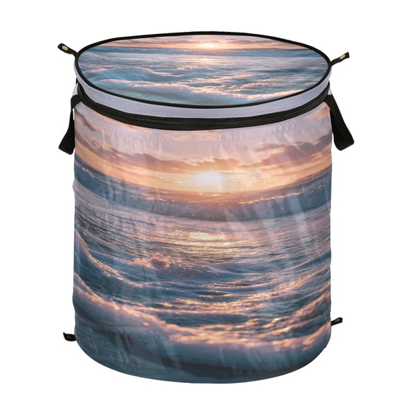 Popup Laundry Hamper Storage Basket Laundry Basket Laundry Hamper Convenient and Durable Beautiful Sea