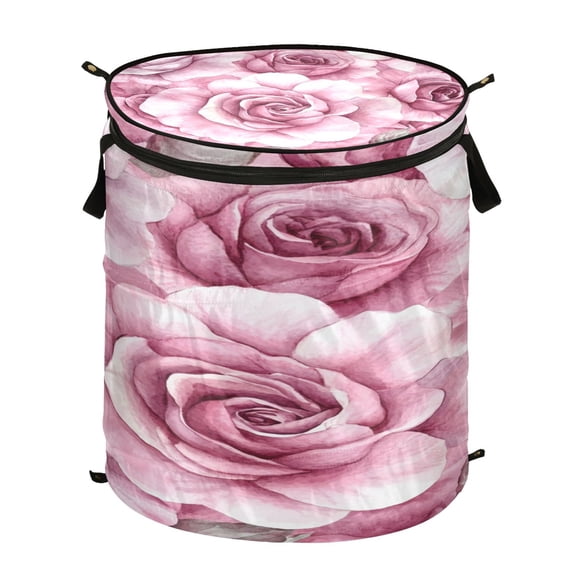 Popup Laundry Hamper Storage Basket Laundry Basket Laundry Hamper Convenient and Durable Charming Roses