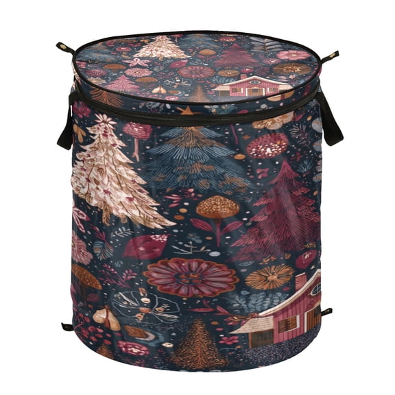 Popup Laundry Hamper Storage Basket Laundry Basket Laundry Hamper Convenient and Durable Christmas Little House