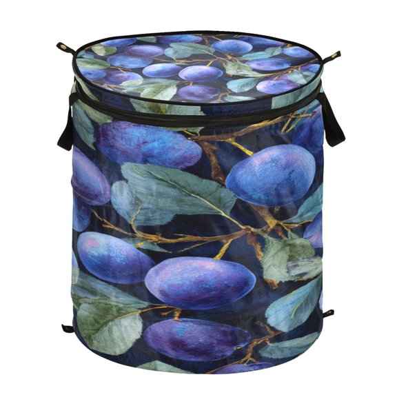 Popup Laundry Hamper Storage Basket Laundry Basket Laundry Hamper Convenient and Durable Deep Blue Plum