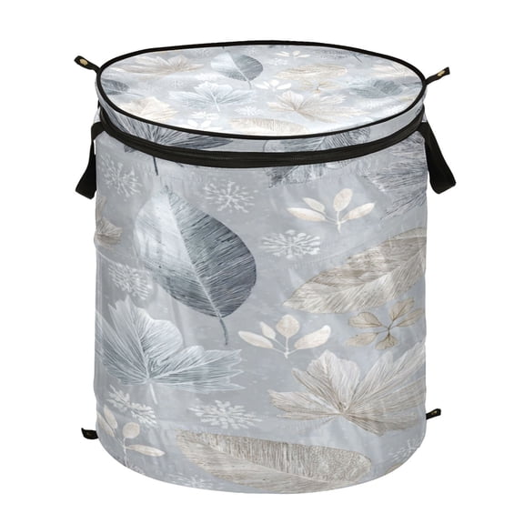 Popup Laundry Hamper Storage Basket Laundry Basket Laundry Hamper Convenient and Durable Frozen Fallen Leaves Design