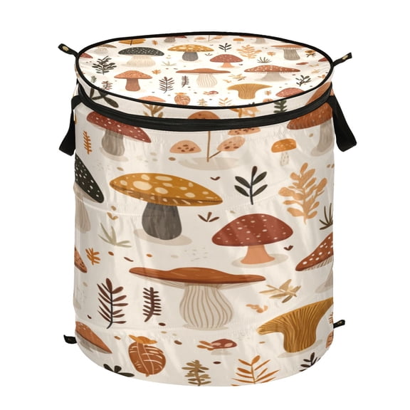 Popup Laundry Hamper Storage Basket Laundry Basket Laundry Hamper Convenient and Durable Lovely Mushrooms