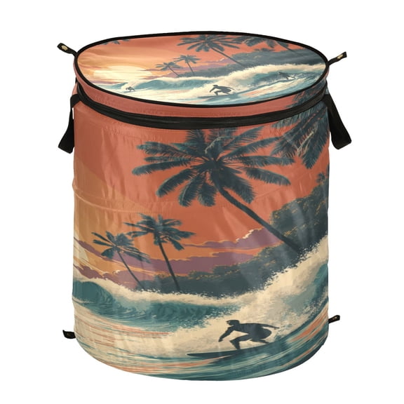 Popup Laundry Hamper Storage Basket Laundry Basket Laundry Hamper Convenient and Durable Surfer