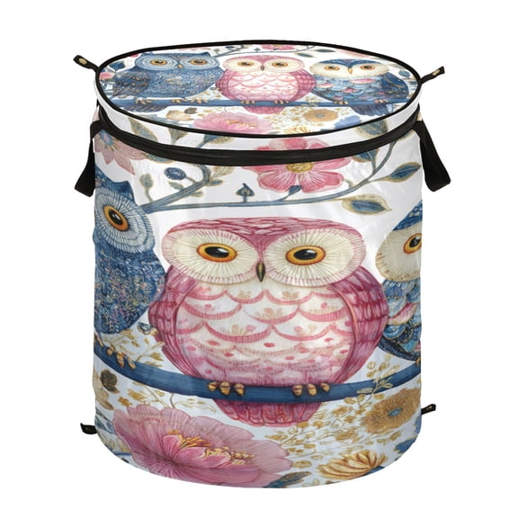 Popup Laundry Hamper Storage Basket Laundry Basket Laundry Hamper Convenient and Durable Three Owls