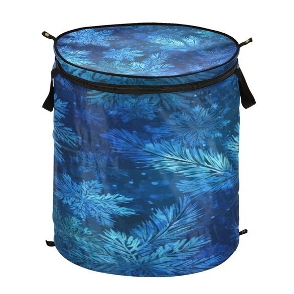 Popup Laundry Hamper Storage Basket Laundry Basket Laundry Hamper Convenient and Durable Warm Snowflakes