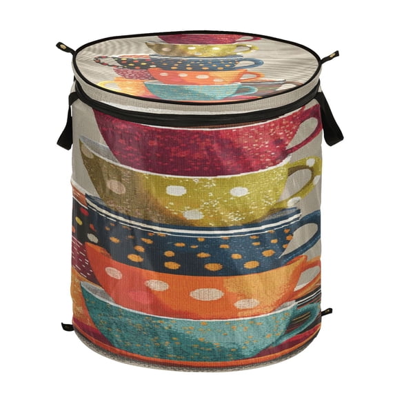 Popup Laundry Hamper Storage Basket Laundry Basket Laundry Hamper Convenient and Durable Whimsical Stack