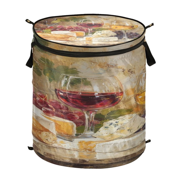 Popup Laundry Hamper Storage Basket Laundry Basket Laundry Hamper Convenient and Durable Wine and Cheese Table