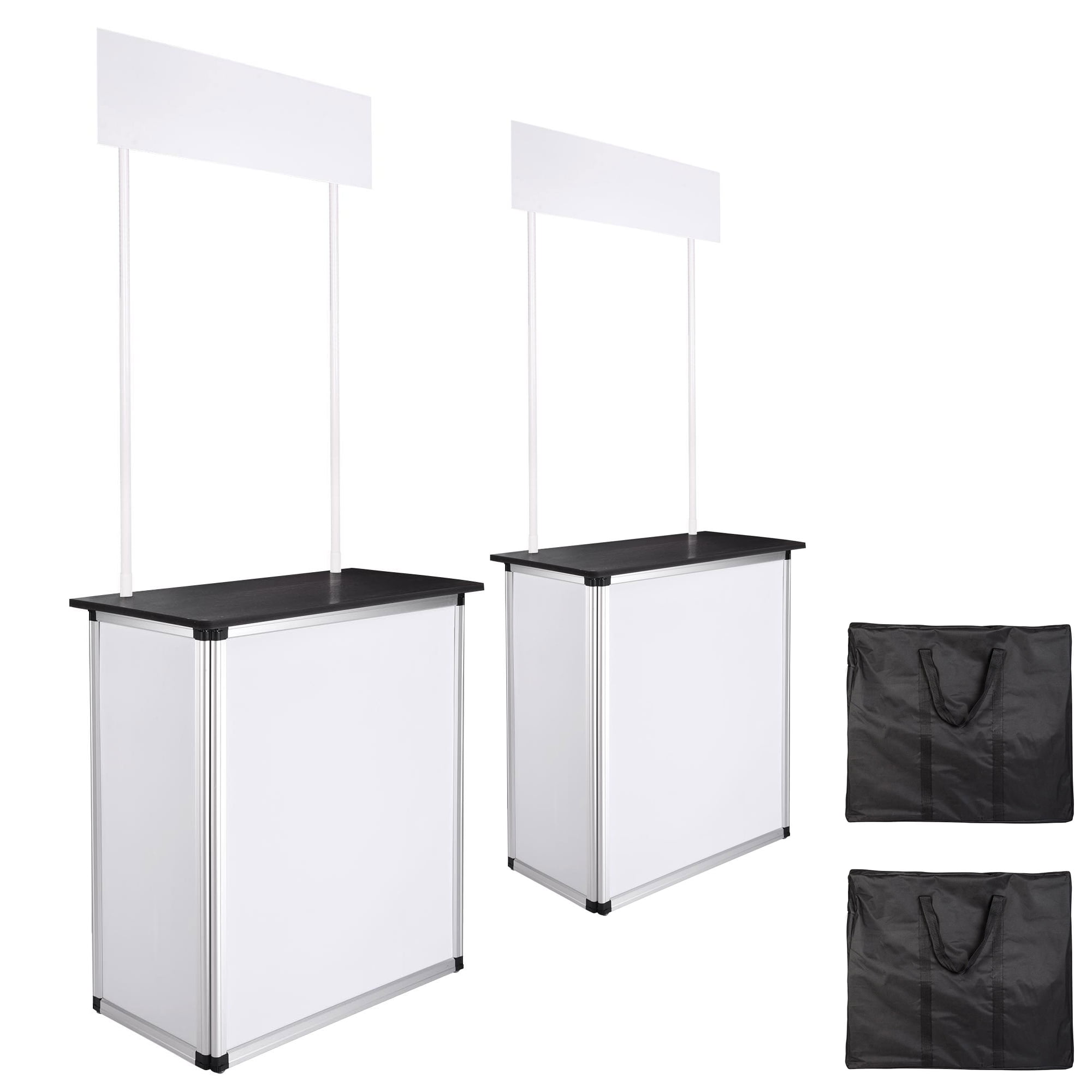 Popup Promotional Counter Table Booth Portable Demo Display Banner ...