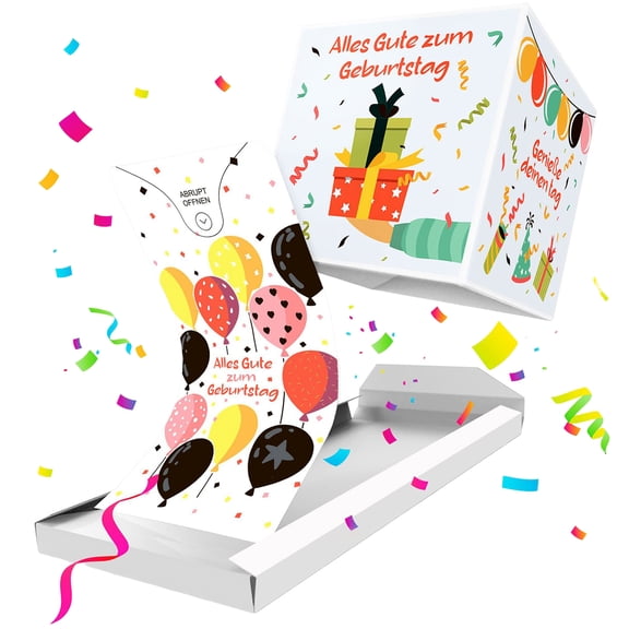 Popup Surprise Explosions Gift Case for Quick Pleasure and Fun with Consealed Gifts Inside Perfect for Birthdays Anniversaries Graduations and Parties