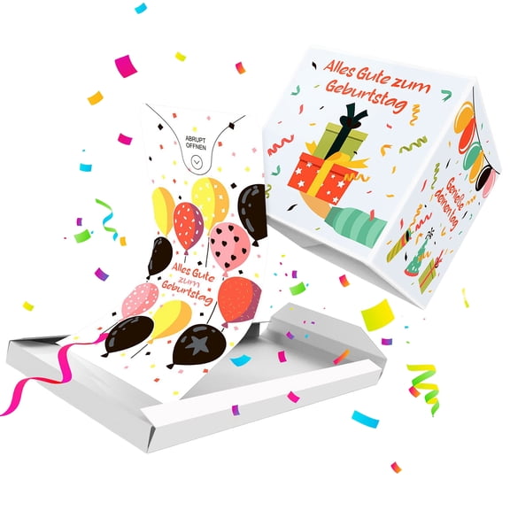 Popup Surprise Explosions Gift Case for Quick Pleasure and Fun with Consealed Gifts Inside Perfect for Birthdays Anniversaries Graduations and Parties