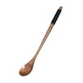 thumbnail image 1 of Popvcly 8" Wooden Reusable Long Handle Spoon, Coffee Spoon Stirring Spoon Soup Spoon Natural All Purpose Spoon Home Kitchen Dining Utensils, 1 of 7