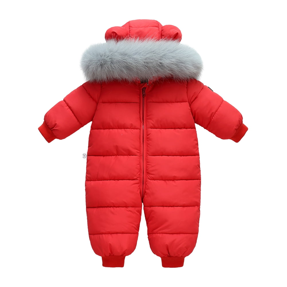 Popvcly Baby Girl Winter Snowsuit Toddler Jacket Clothes for Boy Infant